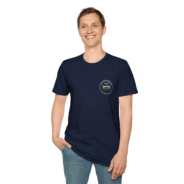 100 LC 'Yota Profile T-Shirt — Let's Go Exploring - T-Shirt - Navy - OC Designworks