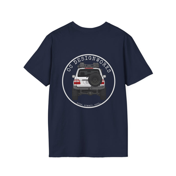 100 LC 'Yota Profile T-Shirt — Let's Go Exploring - T-Shirt - Navy - OC Designworks