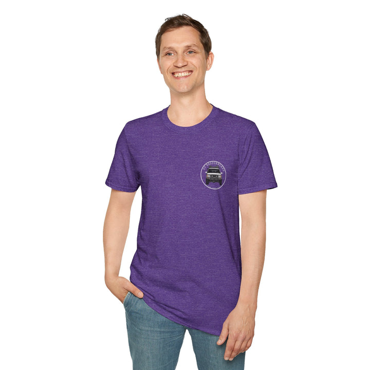 100 LC 'Yota Profile T-Shirt — Let's Go Exploring - T-Shirt - Heather Purple - OC Designworks