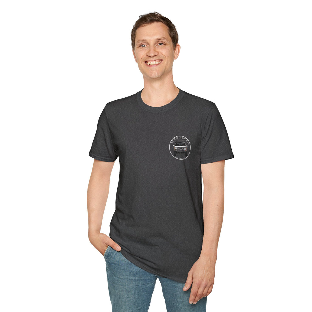100 LC 'Yota Profile T-Shirt — Let's Go Exploring - T-Shirt - Dark Heather - OC Designworks