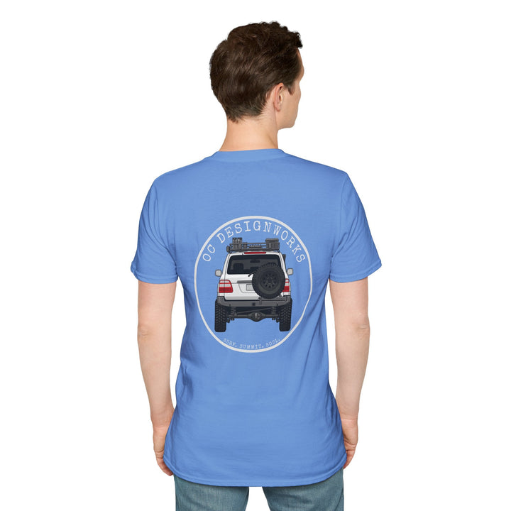 100 LC 'Yota Profile T-Shirt — Let's Go Exploring - T-Shirt - Carolina Blue - OC Designworks