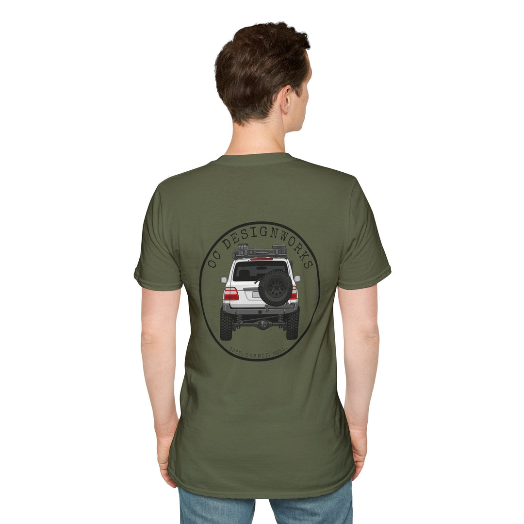 100 LC 'Yota Profile T-Shirt — Let's Go Exploring - T-Shirt - Military Green - OC Designworks