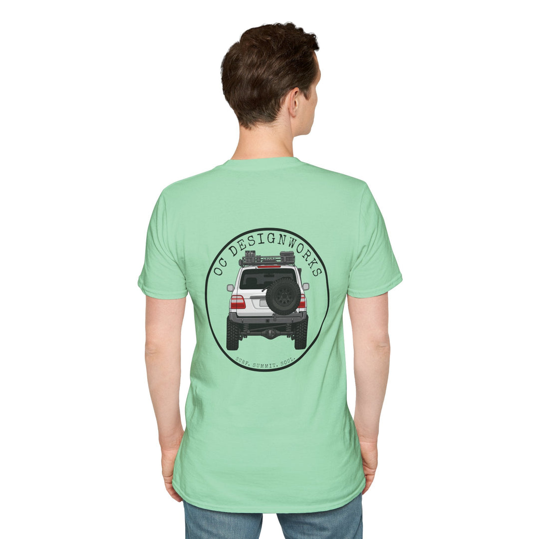 100 LC 'Yota Profile T-Shirt — Let's Go Exploring - T-Shirt - Mint Green - OC Designworks