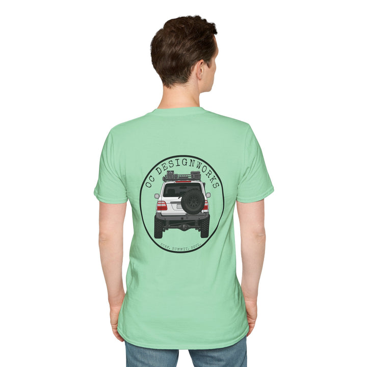 100 LC 'Yota Profile T-Shirt — Let's Go Exploring - T-Shirt - Mint Green - OC Designworks