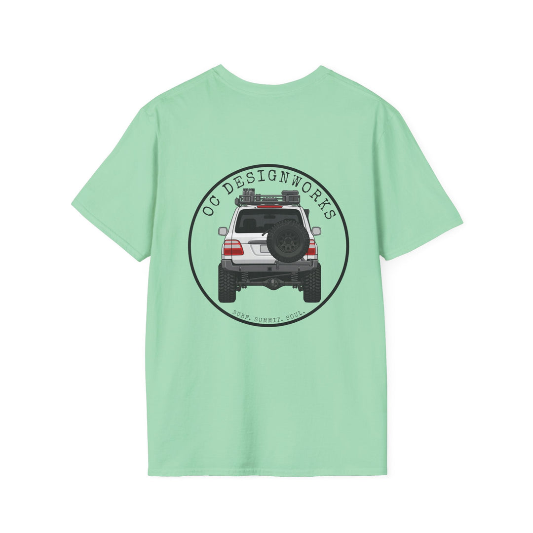 100 LC 'Yota Profile T-Shirt — Let's Go Exploring - T-Shirt - Mint Green - OC Designworks