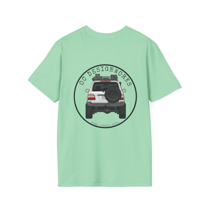 100 LC 'Yota Profile T-Shirt — Let's Go Exploring - T-Shirt - Mint Green - OC Designworks