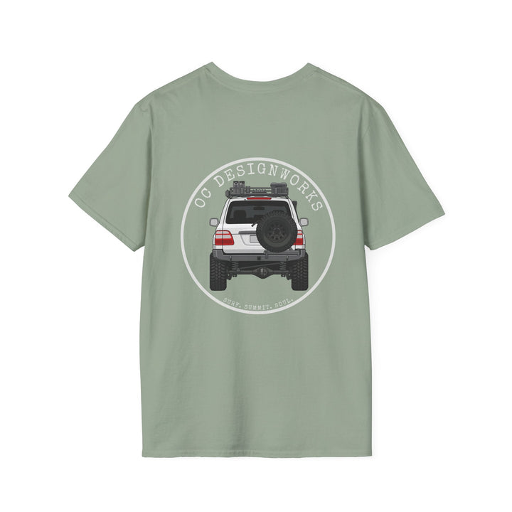 100 LC 'Yota Profile T-Shirt — Let's Go Exploring - T-Shirt - Sage - OC Designworks