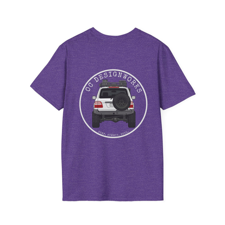 100 LC 'Yota Profile T-Shirt — Let's Go Exploring - T-Shirt - Heather Purple - OC Designworks