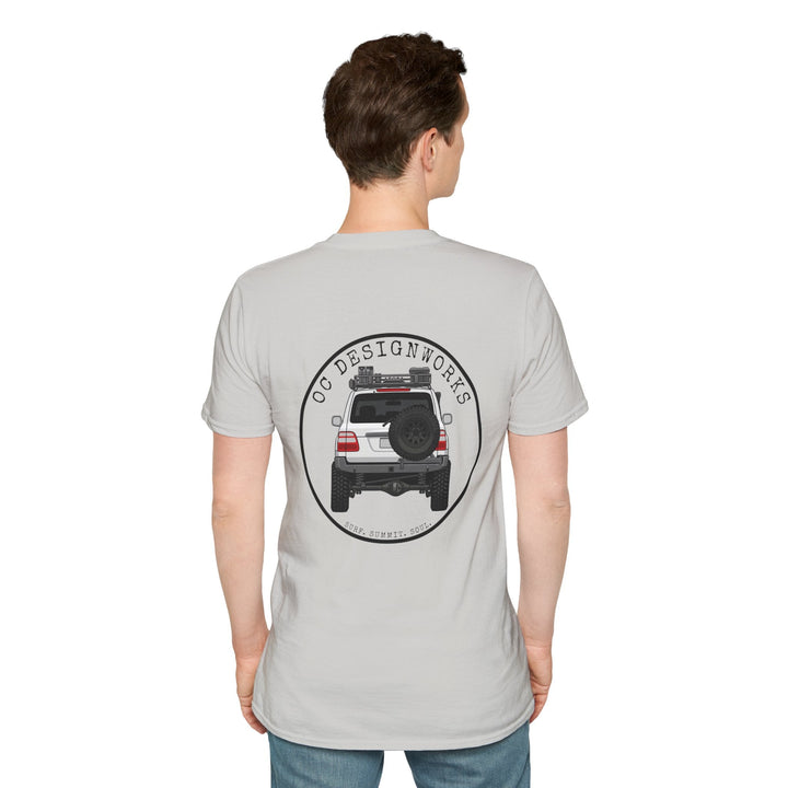 100 LC 'Yota Profile T-Shirt — Let's Go Exploring - T-Shirt - Ice Grey - OC Designworks
