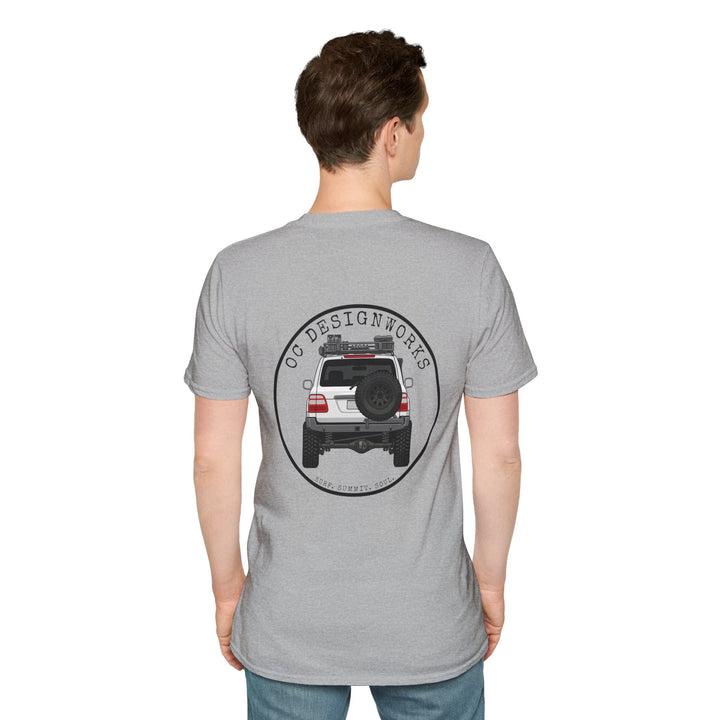 100 LC 'Yota Profile T-Shirt — Let's Go Exploring - T-Shirt - Sport Grey - OC Designworks