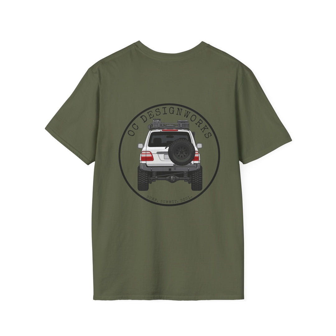 100 LC 'Yota Profile T-Shirt — Let's Go Exploring - T-Shirt - Military Green - OC Designworks