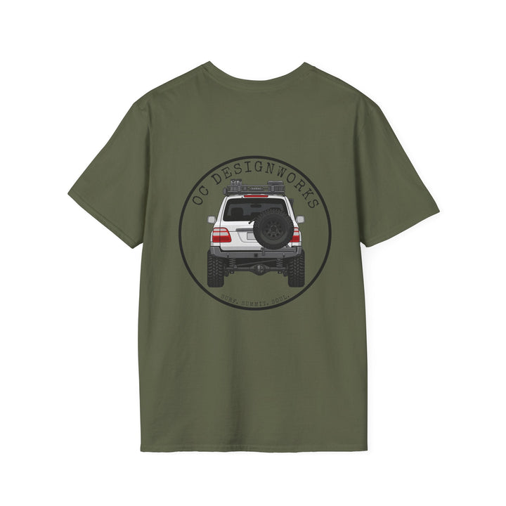 100 LC 'Yota Profile T-Shirt — Let's Go Exploring - T-Shirt - Military Green - OC Designworks