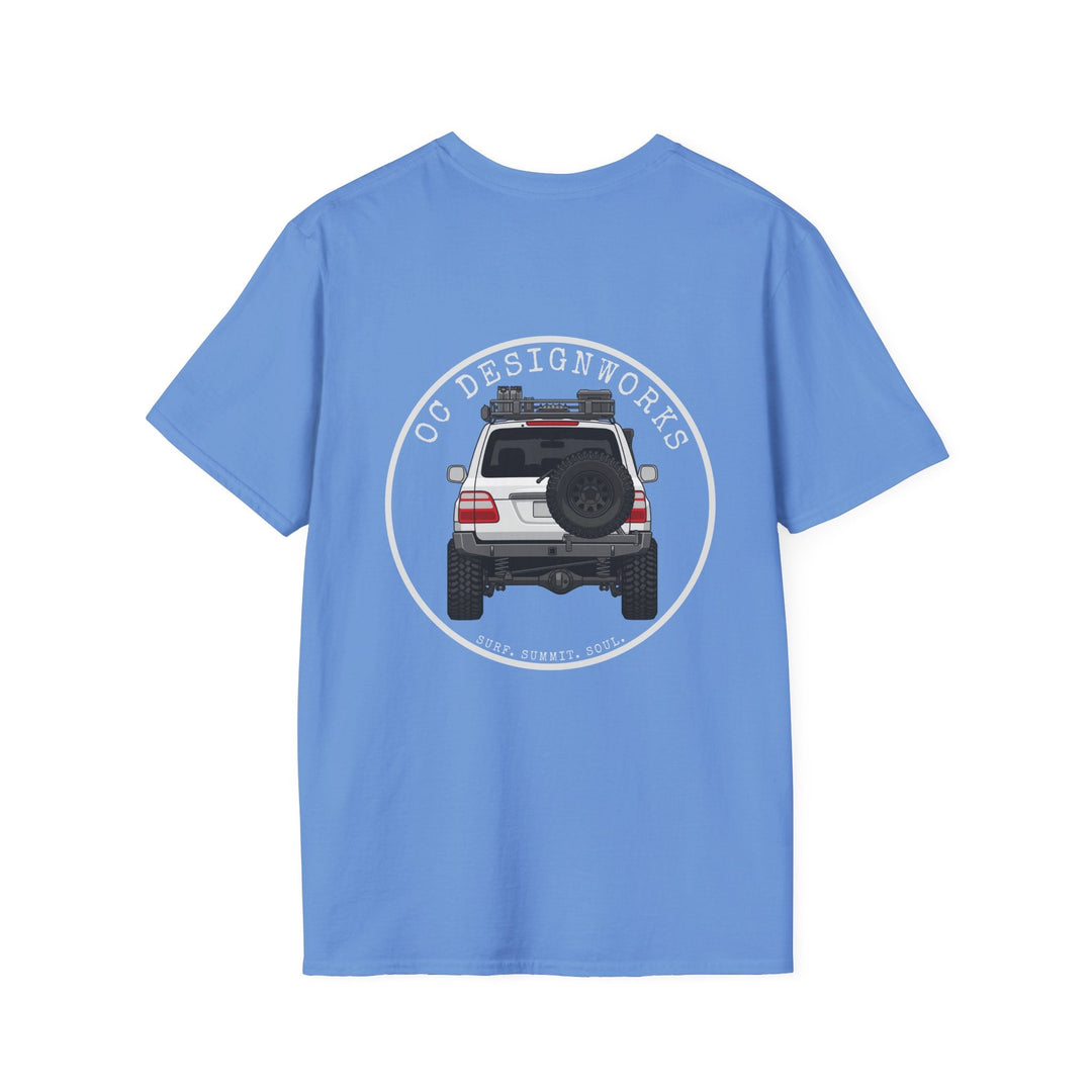 100 LC 'Yota Profile T-Shirt — Let's Go Exploring - T-Shirt - Carolina Blue - OC Designworks