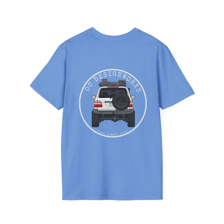 100 LC 'Yota Profile T-Shirt — Let's Go Exploring - T-Shirt - Carolina Blue - OC Designworks