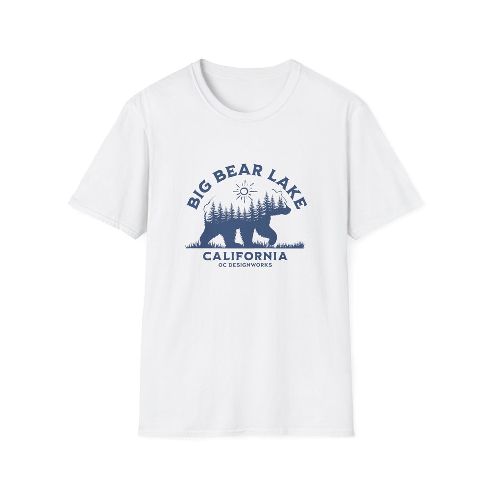 Big Bear Lake California Alpine Silhouette T-Shirt - OC Designworks