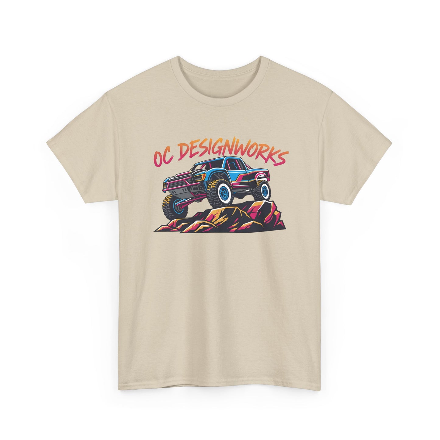 Monster Truck Graphic Tee — "OC DESIGNWORKS" Off-Road T-Shirt