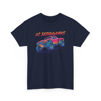 Monster Truck Graphic Tee — "OC Designworks" Retro Off-Road Shirt