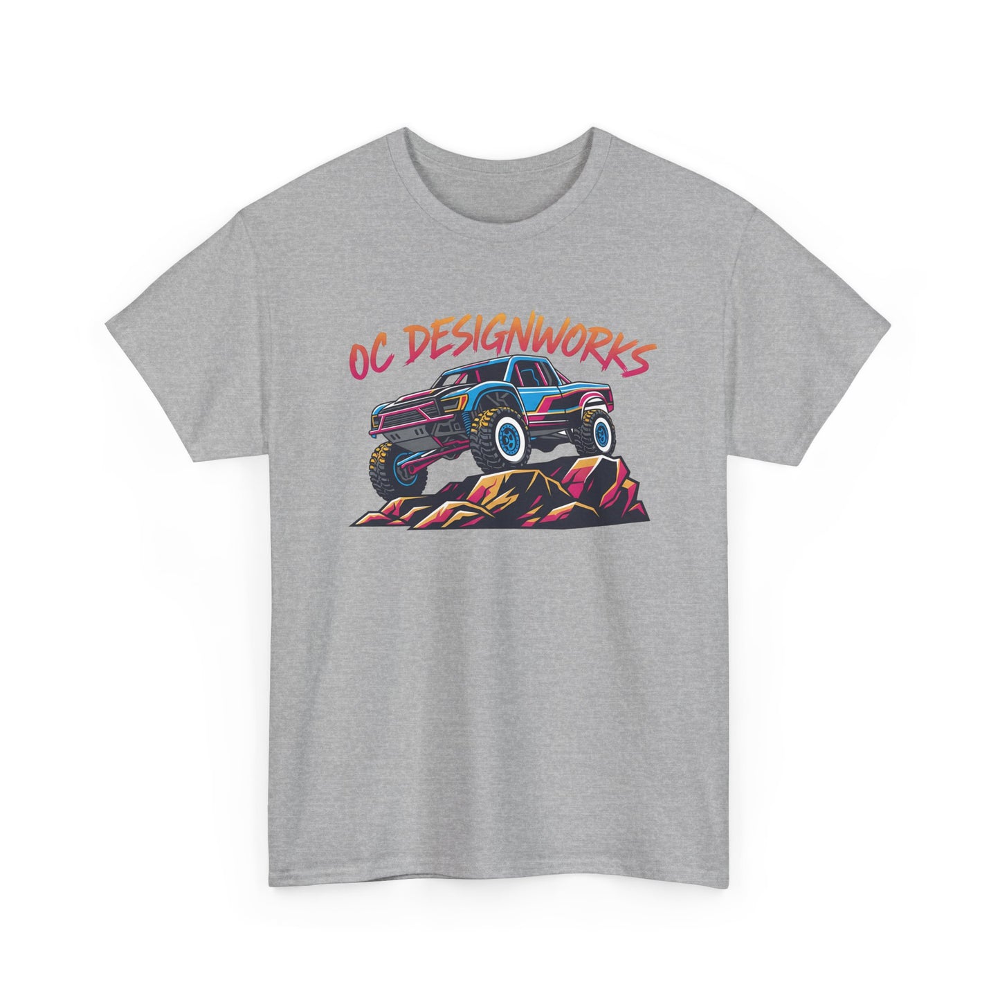 Monster Truck Graphic Tee — "OC DESIGNWORKS" Off-Road T-Shirt