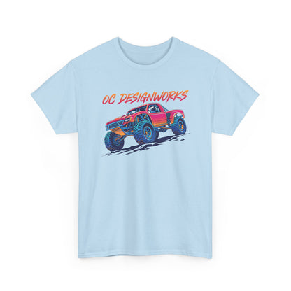 Monster Truck Graphic Tee — "OC Designworks" Retro Off-Road Shirt