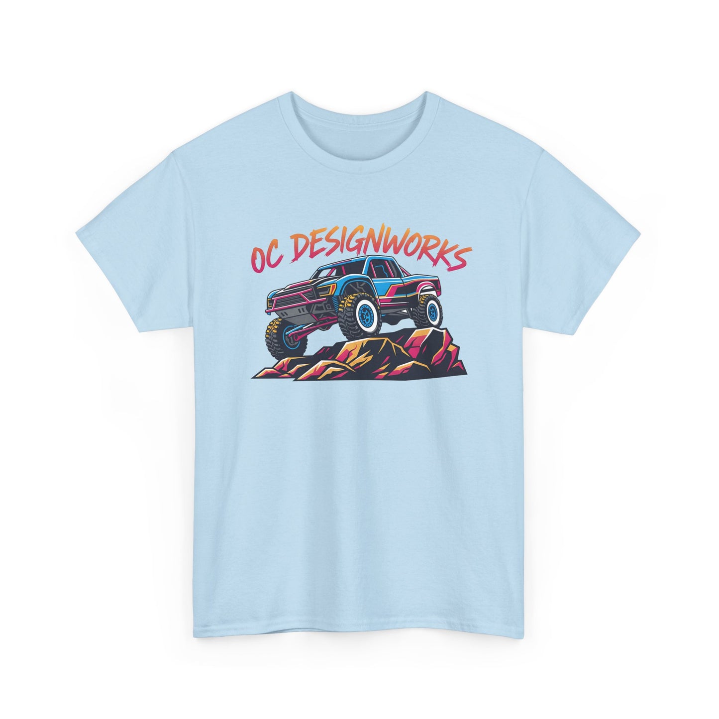 Monster Truck Graphic Tee — "OC DESIGNWORKS" Off-Road T-Shirt