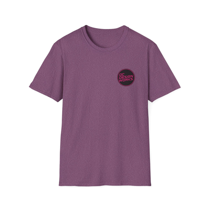 Heritage T-Shirt — Magenta Logo - OC Designworks