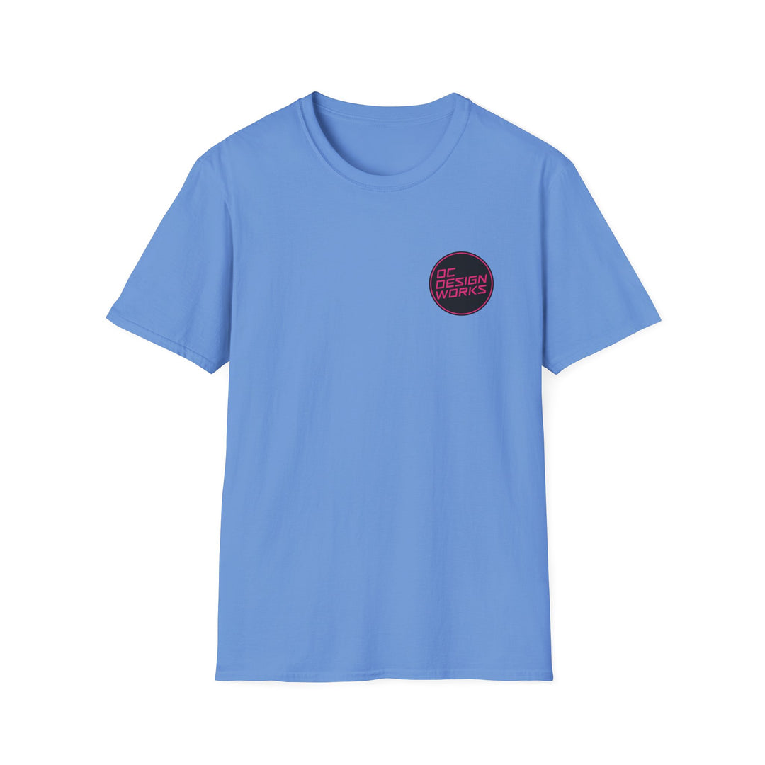 Heritage T-Shirt — Magenta Logo - OC Designworks