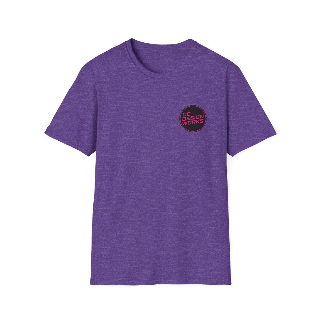 Heritage T-Shirt — Magenta Logo - OC Designworks