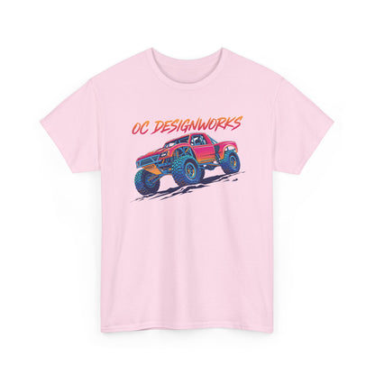 Monster Truck Graphic Tee — "OC Designworks" Retro Off-Road Shirt