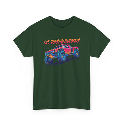 Monster Truck Graphic Tee — "OC Designworks" Retro Off-Road Shirt