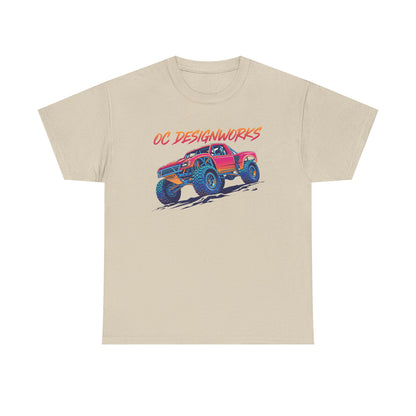 Monster Truck Graphic Tee — "OC Designworks" Retro Off-Road Shirt