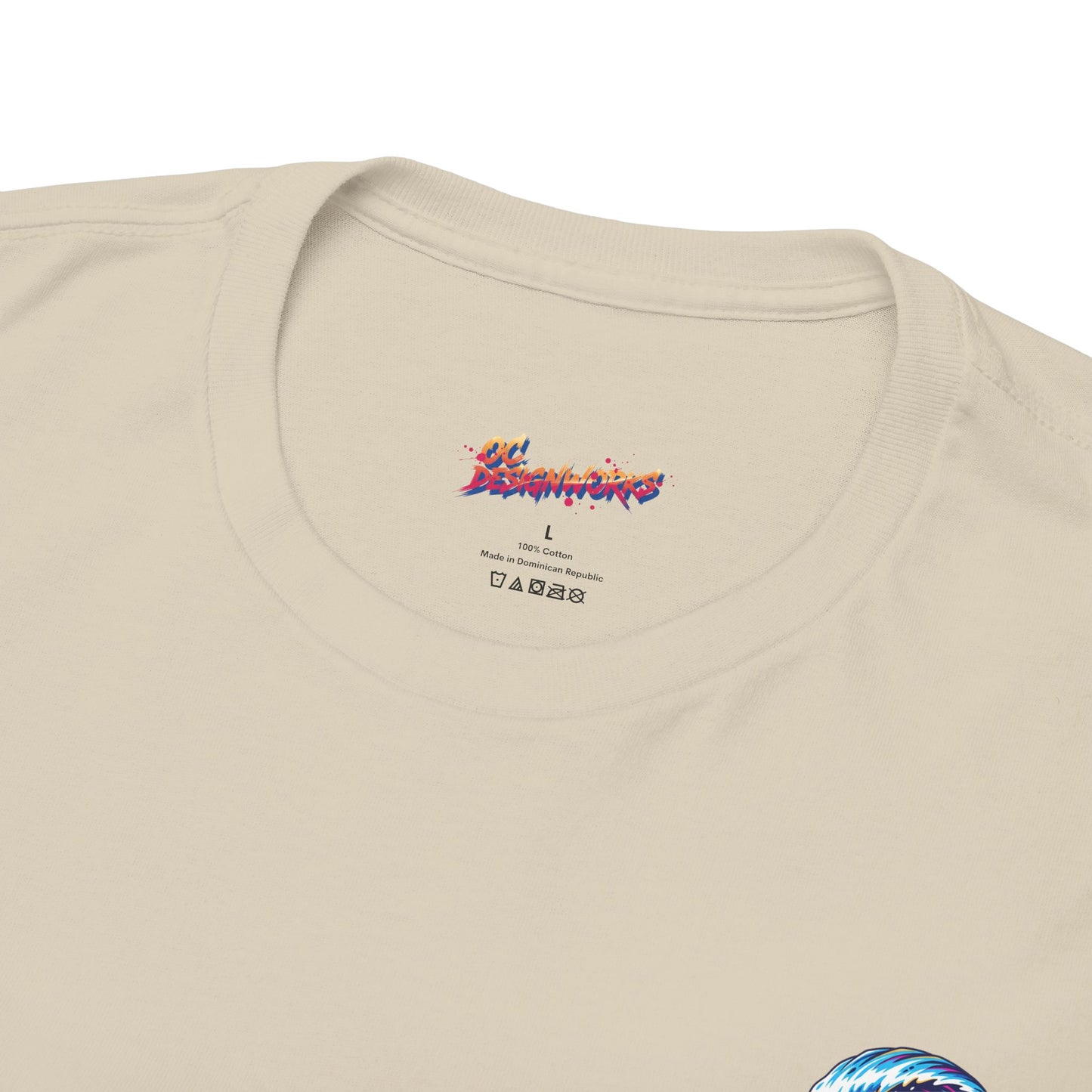 Surfing Wave Graphic Tee — 'Los Bombers' Retro Surf Shirt