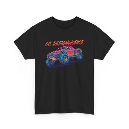 Monster Truck Graphic Tee — "OC Designworks" Retro Off-Road Shirt