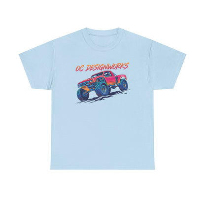 Monster Truck Graphic Tee — "OC Designworks" Retro Off-Road Shirt