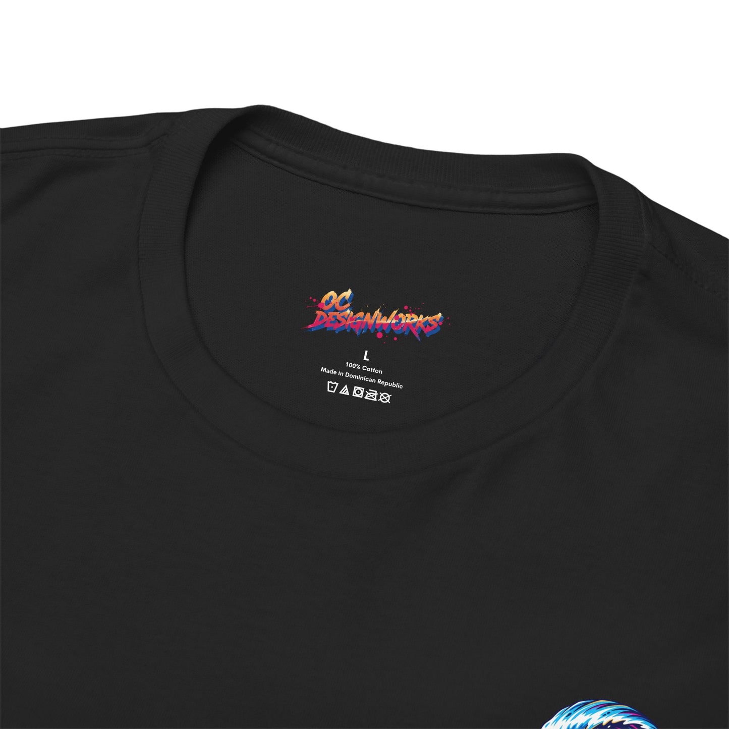 Surfing Wave Graphic Tee — 'Los Bombers' Retro Surf Shirt