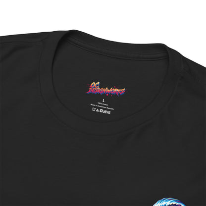 Surfing Wave Graphic Tee — 'Los Bombers' Retro Surf Shirt