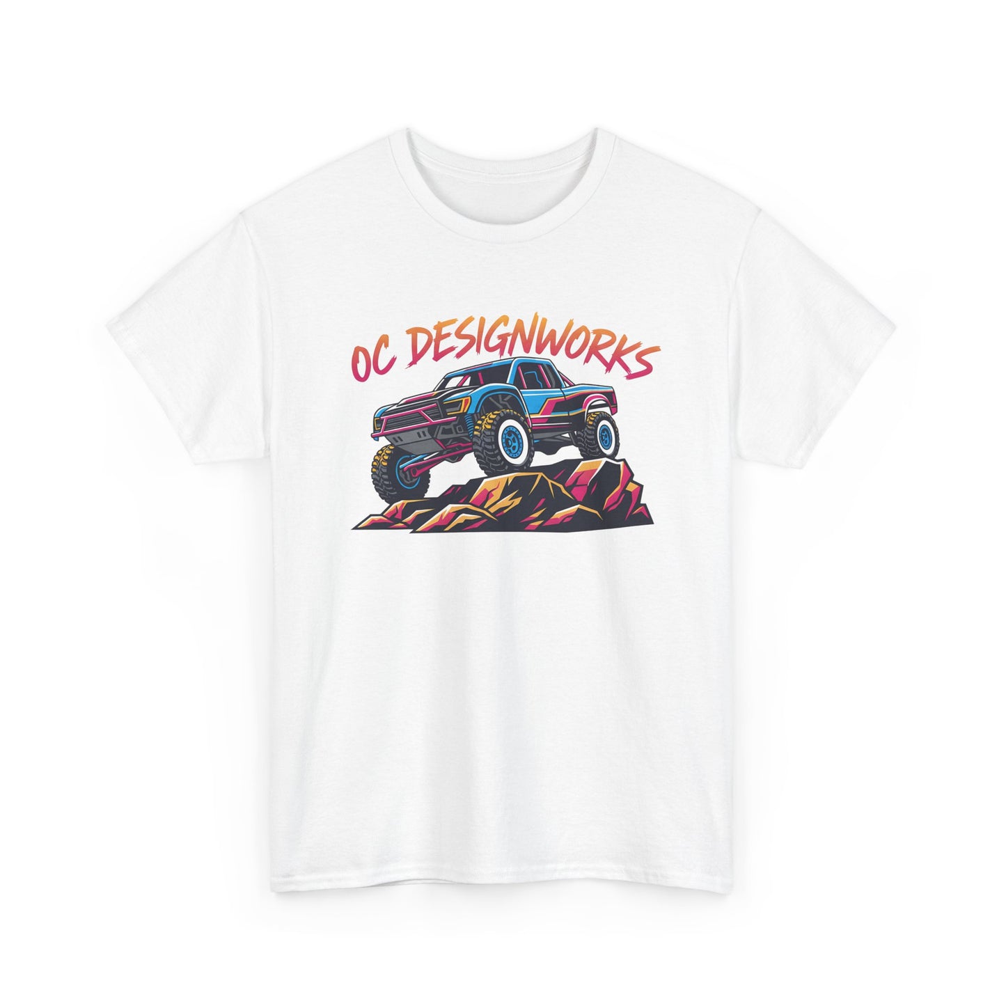Monster Truck Graphic Tee — "OC DESIGNWORKS" Off-Road T-Shirt