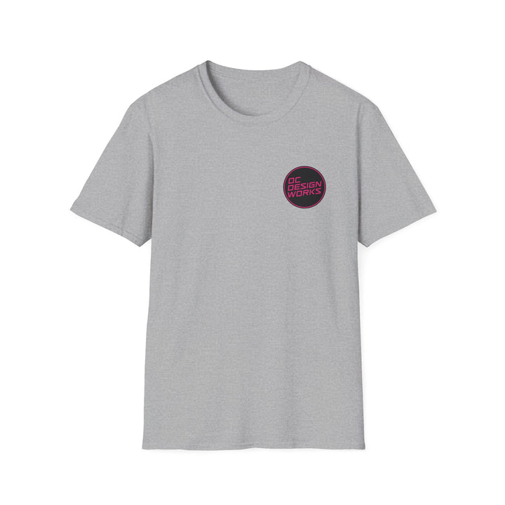 Heritage T-Shirt — Magenta Logo - OC Designworks