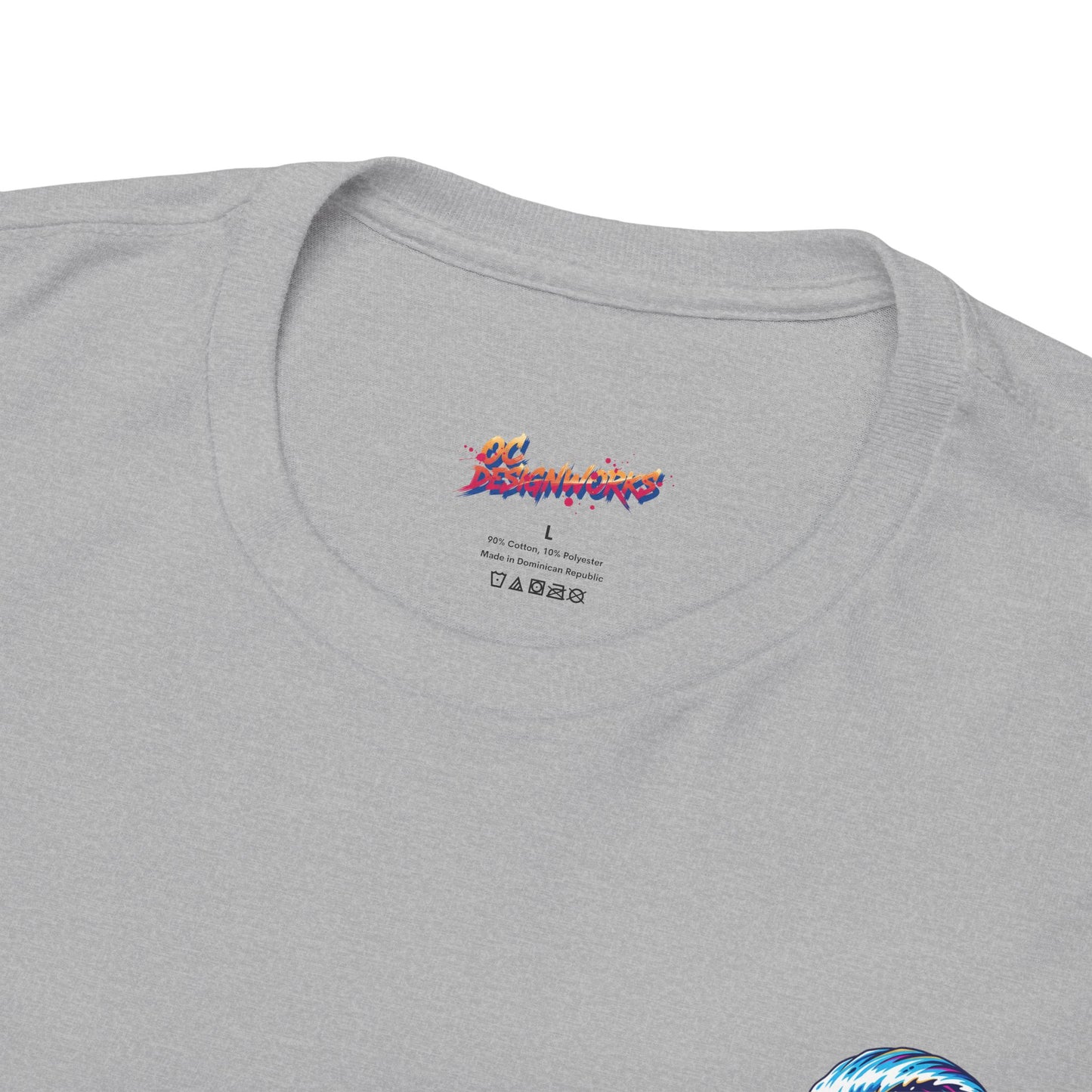 Surfing Wave Graphic Tee — 'Los Bombers' Retro Surf Shirt