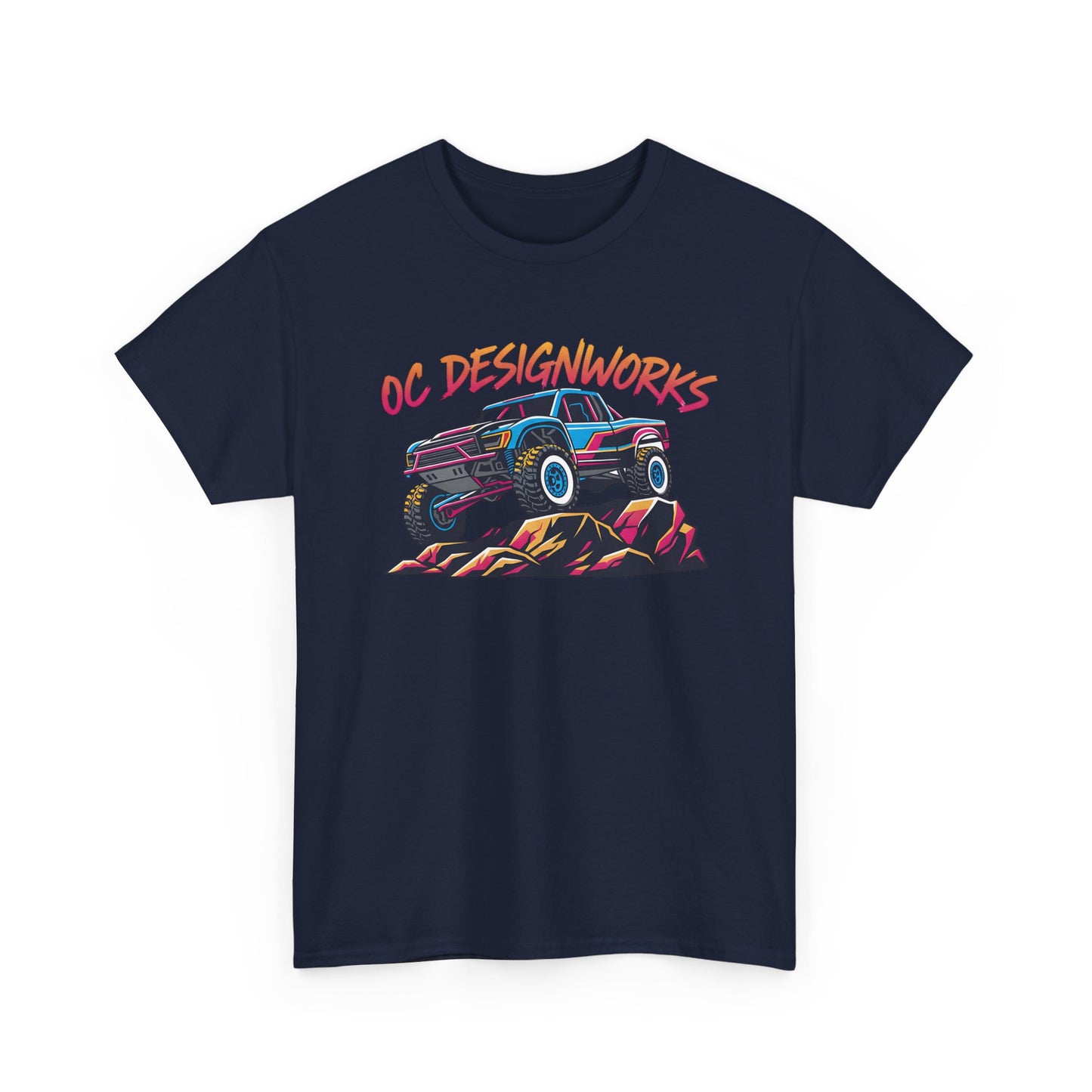 Monster Truck Graphic Tee — "OC DESIGNWORKS" Off-Road T-Shirt