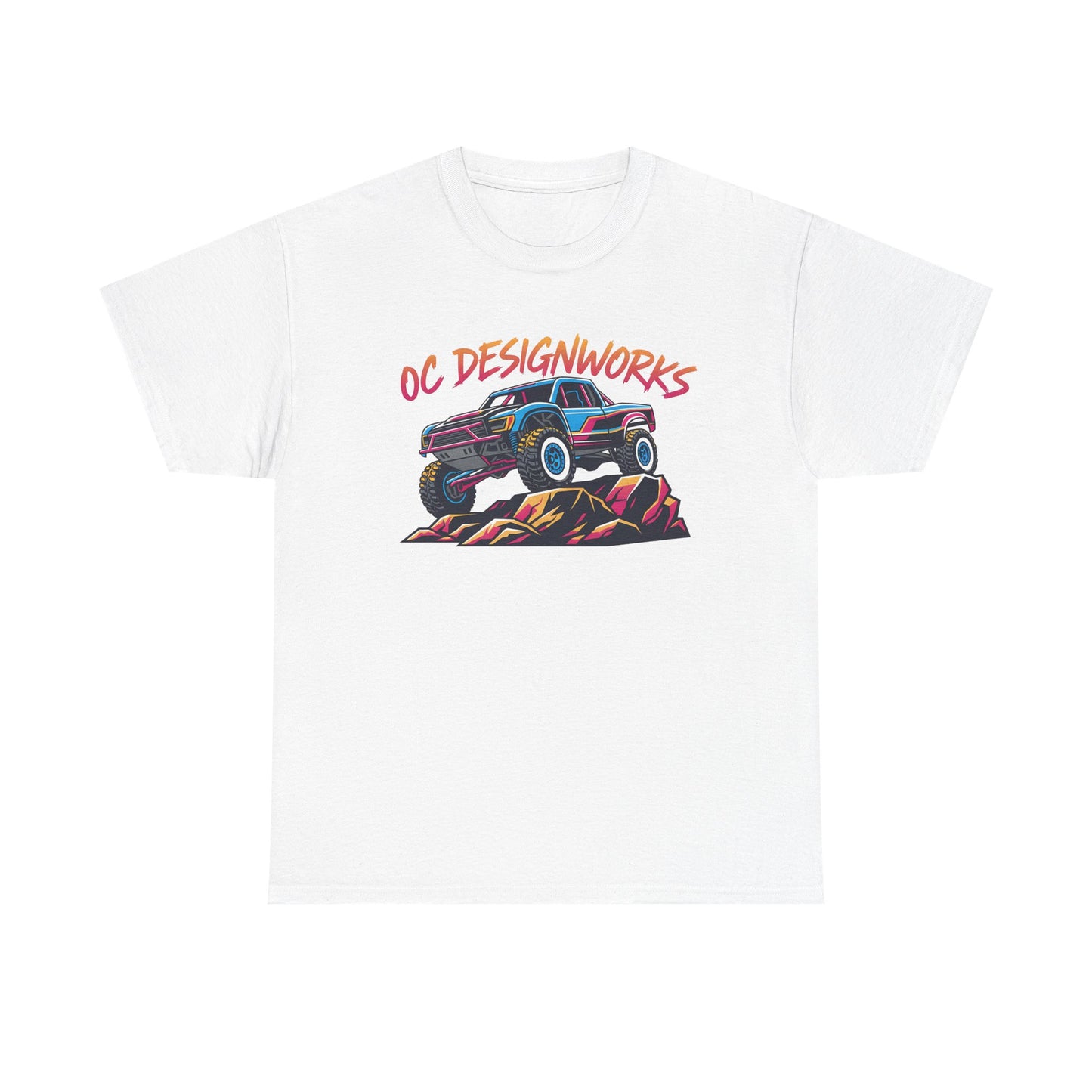 Monster Truck Graphic Tee — "OC DESIGNWORKS" Off-Road T-Shirt