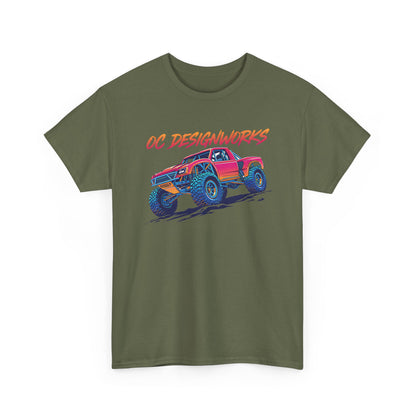 Monster Truck Graphic Tee — "OC Designworks" Retro Off-Road Shirt