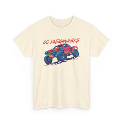 Monster Truck Graphic Tee — "OC Designworks" Retro Off-Road Shirt