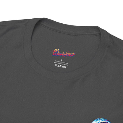 Surfing Wave Graphic Tee — 'Los Bombers' Retro Surf Shirt