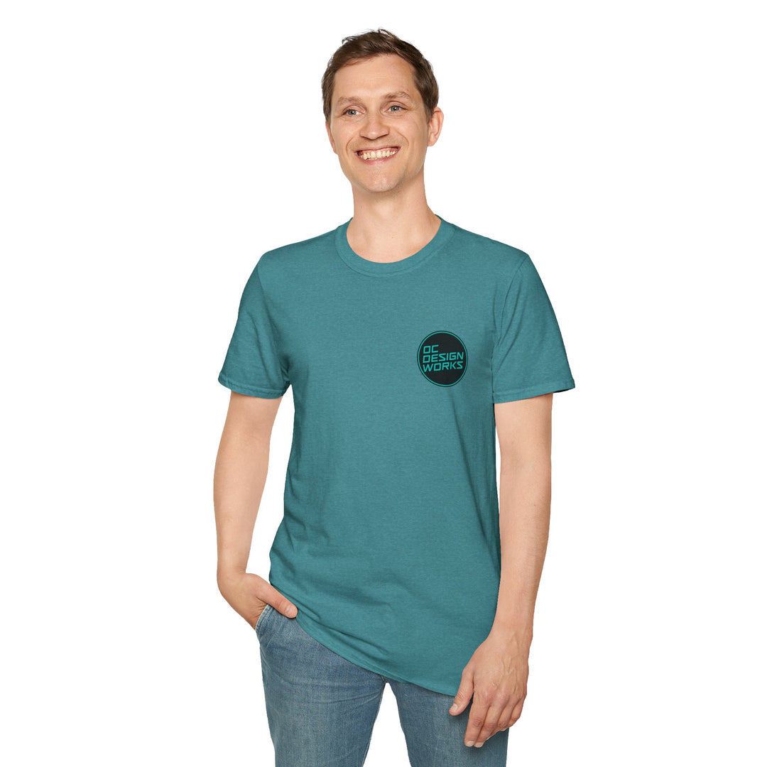 Heritage T-Shirt — Teal Logo - OC Designworks