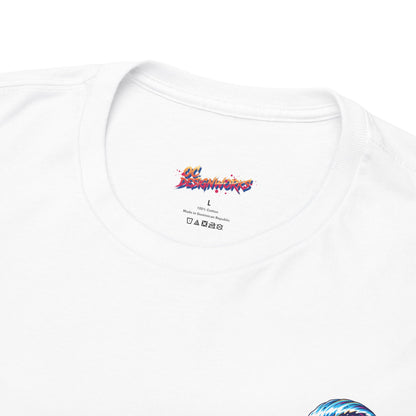 Surfing Wave Graphic Tee — 'Los Bombers' Retro Surf Shirt