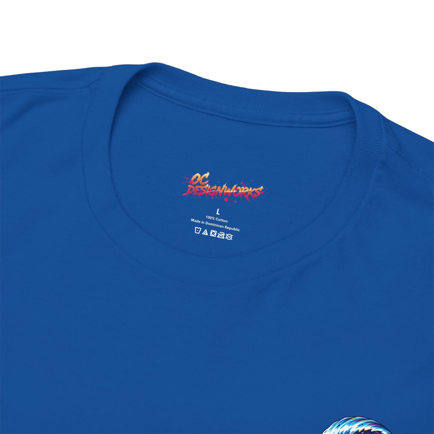 Surfing Wave Graphic Tee — 'Los Bombers' Retro Surf Shirt