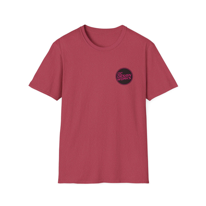 Heritage T-Shirt — Magenta Logo - OC Designworks