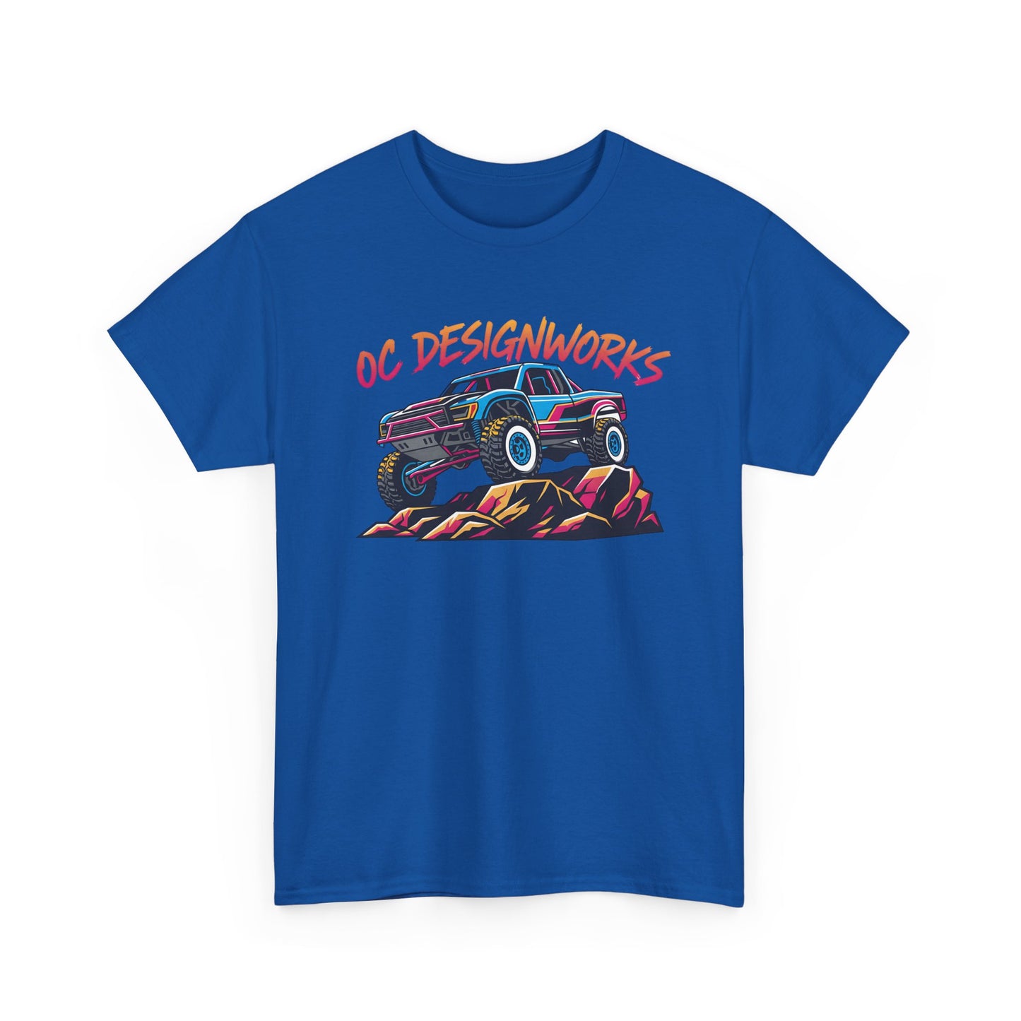 Monster Truck Graphic Tee — "OC DESIGNWORKS" Off-Road T-Shirt