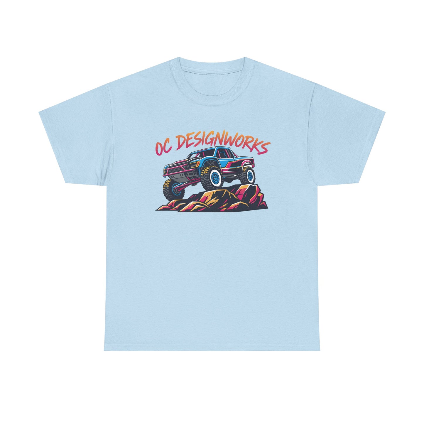 Monster Truck Graphic Tee — "OC DESIGNWORKS" Off-Road T-Shirt