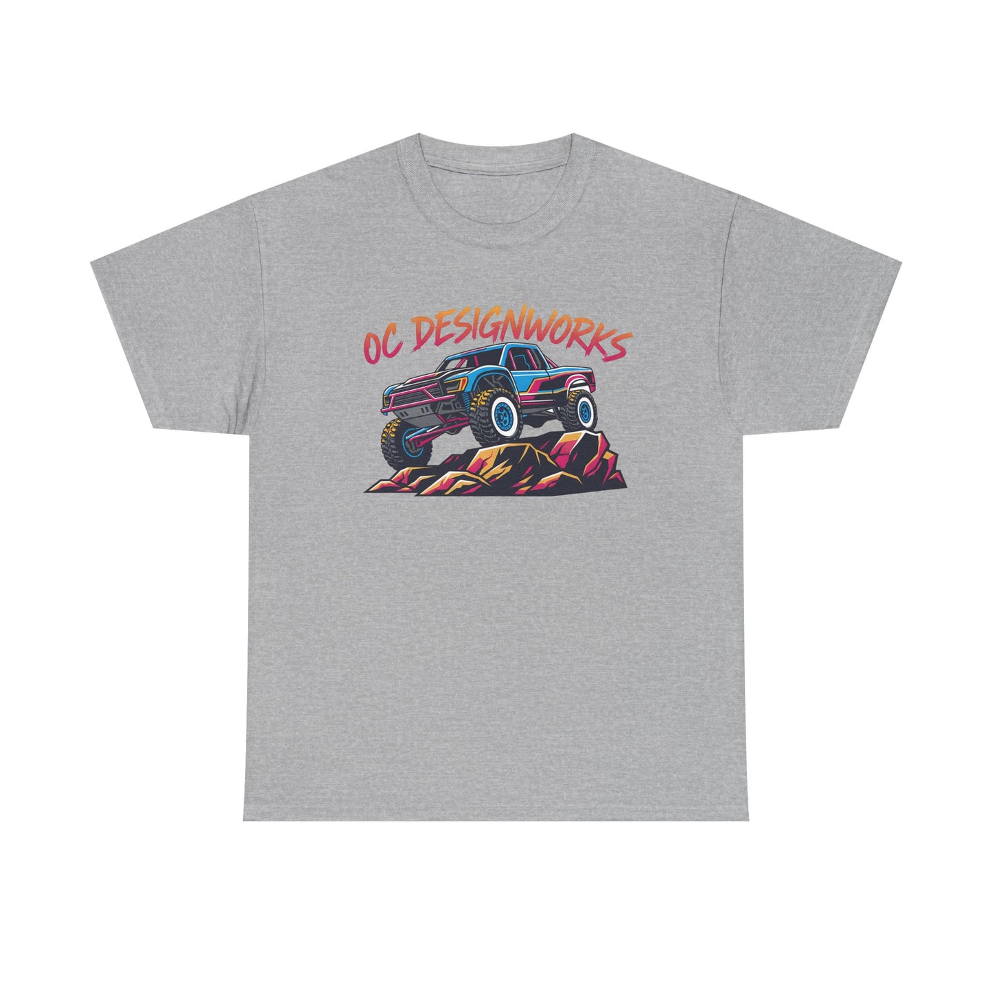 Monster Truck Graphic Tee — "OC DESIGNWORKS" Off-Road T-Shirt